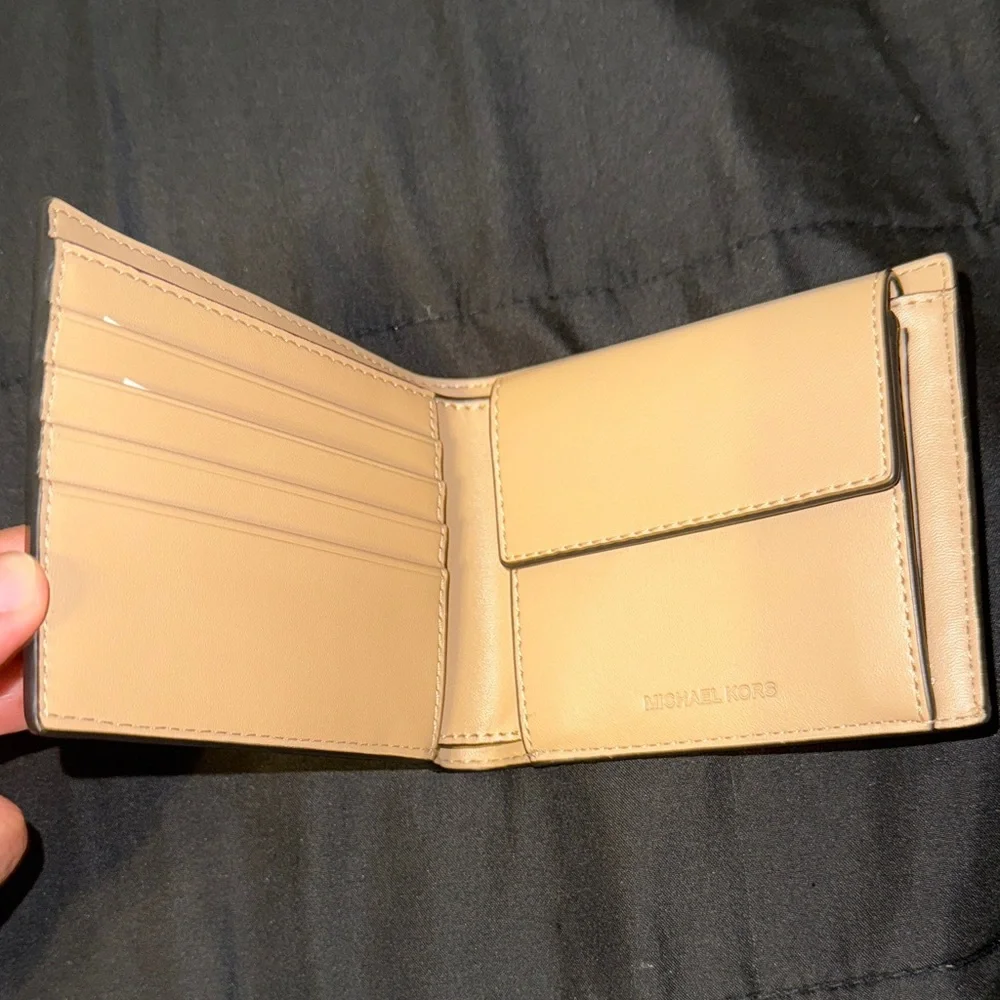 Michael Kors Brown and Yellow Wallet